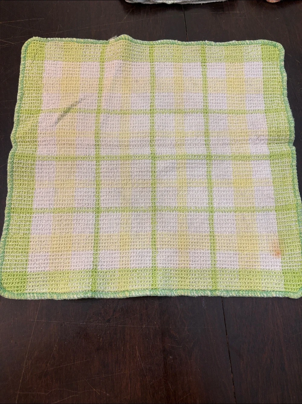 4 vintage multicolor dish cloths